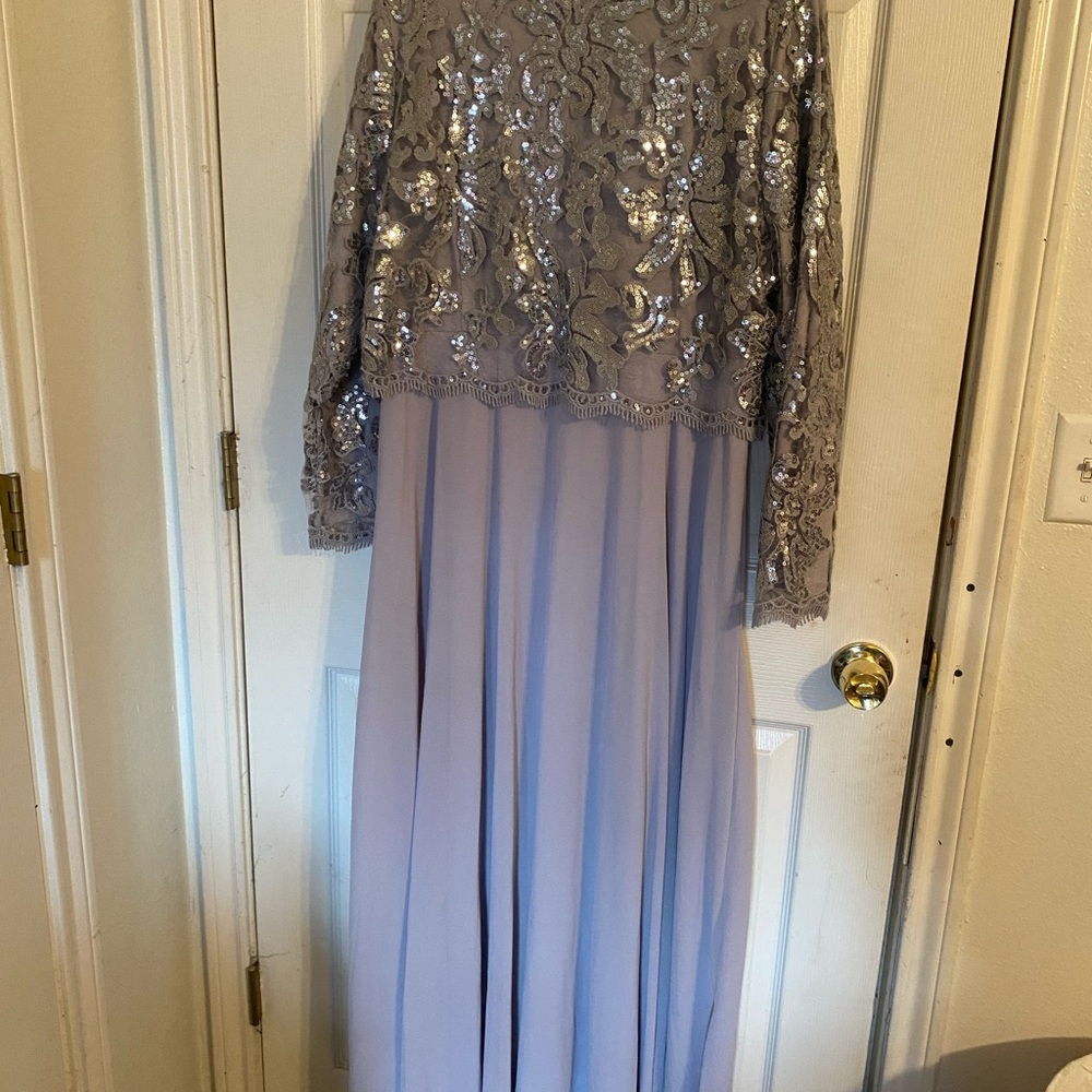 Dainty Jewells Silver Sequin Dress